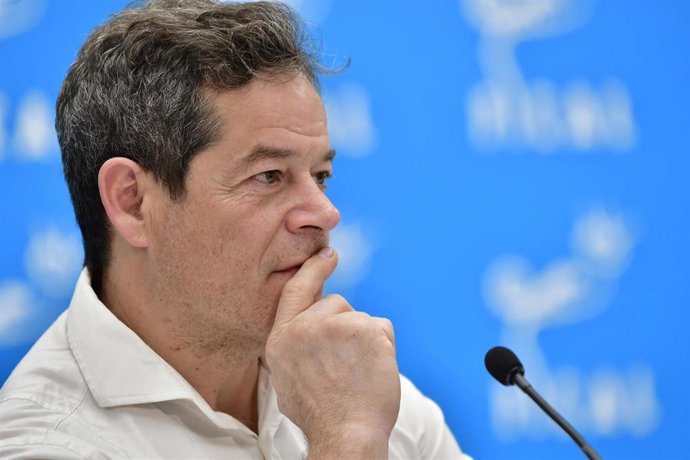 El actor Jorge Sanz durante una rueda de prensa en el Festival Internacional de Cine de Almería