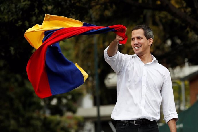 El autoproclamado presidente de Venezuela, Juan Guaidó