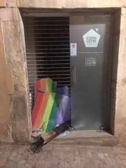 Ataque en el espacio LGTBI de Girona