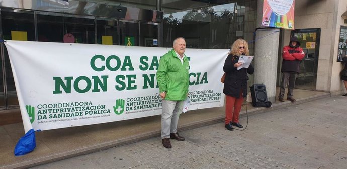 Manifestación contra la privatización de la sanidad en A Coruña