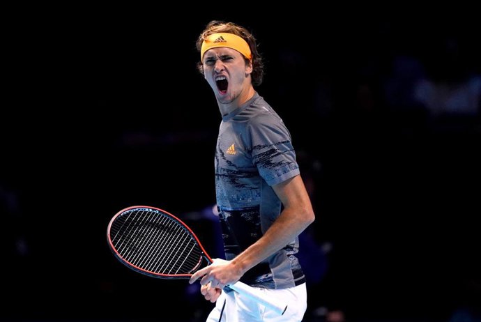 El tenista alemán Alexander Zverev
