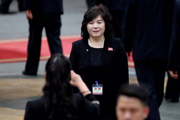 Choe Son Hui, viceministra de Asuntos Exteriores de Corea del Norte