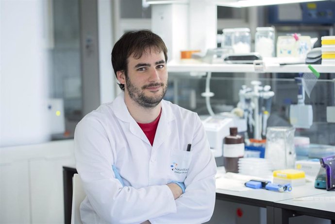 Jaime Ibarrola Ulzurrun, en un laboratorio de Navarrabiomed.