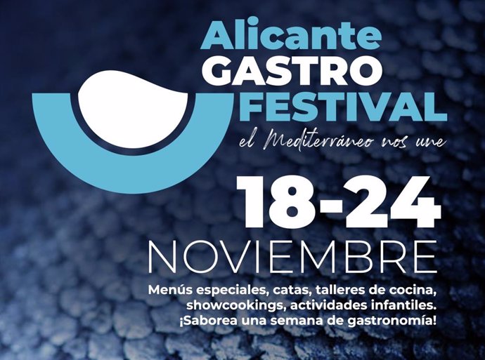 Cartel del primer Alicante Gastro Festival.