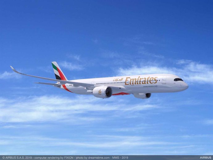 A350-900 de Emirates.