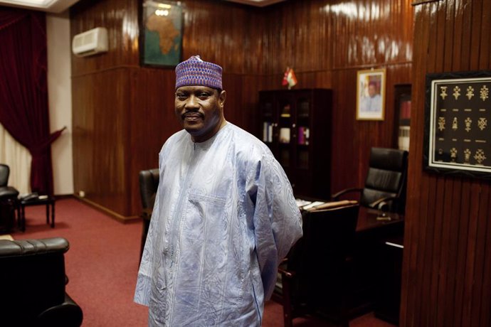 El ex primer ministro y expresidente de la Asamblea Nacional de Níger, Hama Amadou, candidato opositor a las presidenciales en 2016