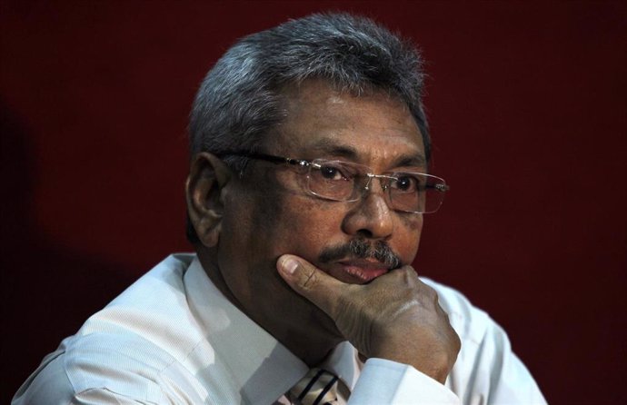 El nuevo presidente de Sri Lanka Gotabaya Rajapaksa
