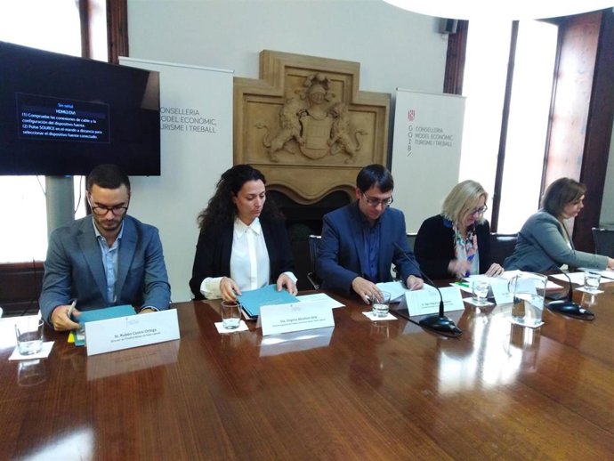 El conseller de Modelo Económico, Turismo y Trabajo del Govern, Iago Negueruela, explica la planificación del la ITSS para el año 2020 en Baleares.