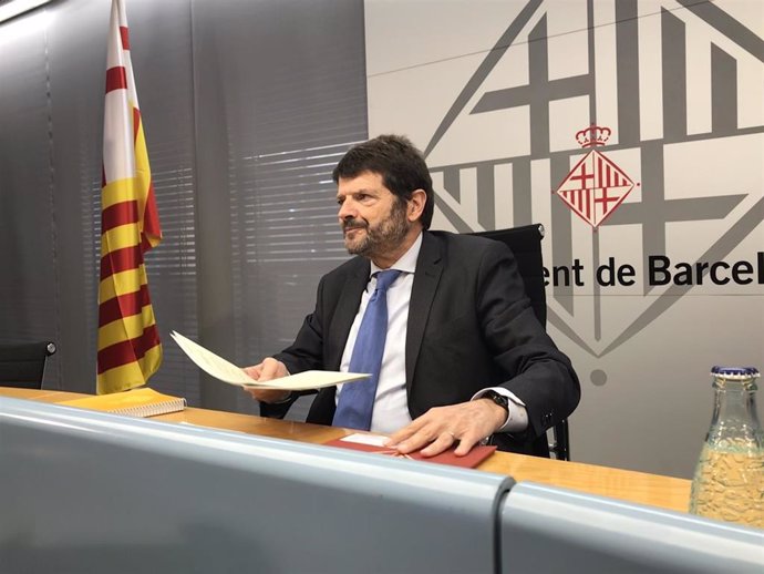 El teniente de alcalde de Seguridad de Barcelona, Albert Batlle