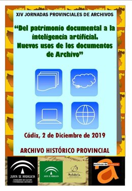 Cartel de la XIV Jornada de Archiveros de la provincia