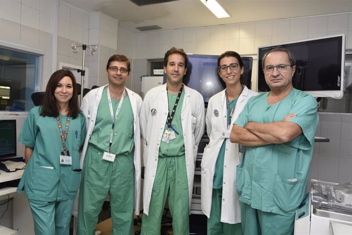 Miembros del equipo de Cirugía Oncológica del Hospital Reina Sofía
