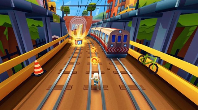 El videojuego Subway Surfers para móviles.