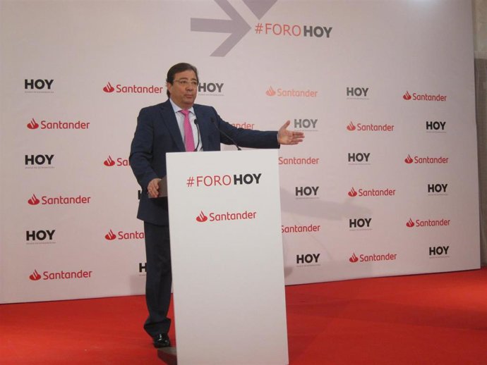 El presidente de la Junta de Extremadura, Guillermo Fernández Vara