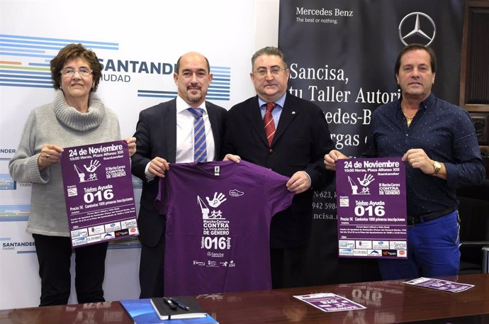 Presentación Marcha solidaria contra la Violencia de Género de Santander
