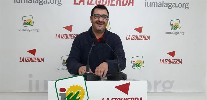 El coordinador provincial de Izquierda Unida, Guzmán Ahumada.