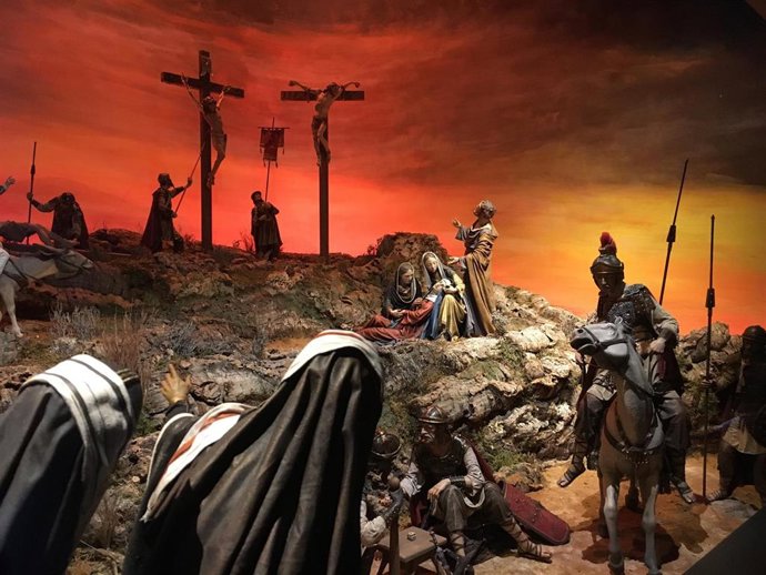 Diorama del Museo de Arte Belenista de Mollina (Málaga), inaugurado hace dos años.