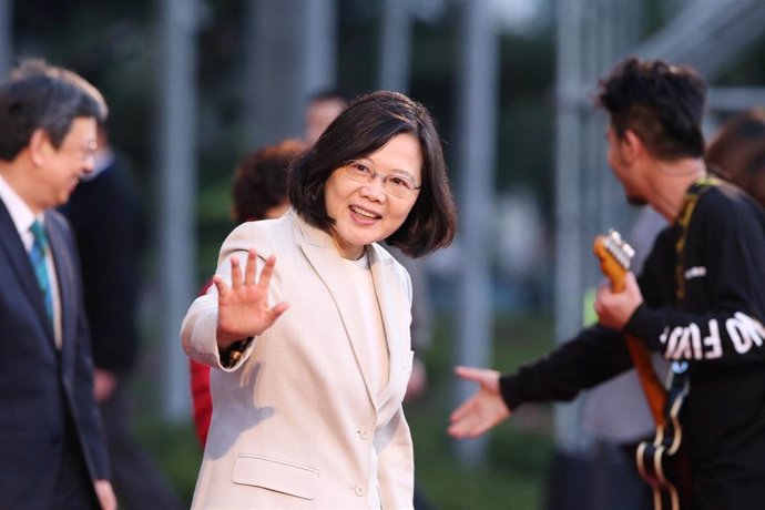 La presidenta de Taiwán, Tsai Ing Wen, en un viaje oficial por Centroamérica