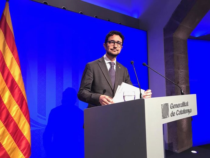 El conseller de Territori i Sostenibilitat de la Generalitat, Dami Calvet.