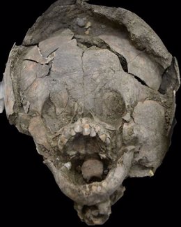 Cráneos de niños usados como cascos para bebés muertos hace 2.100 años