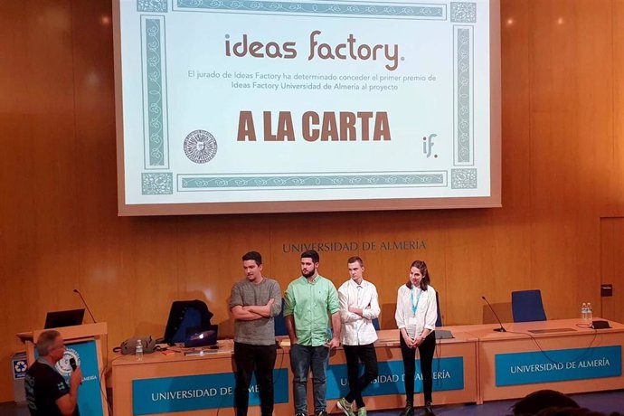 Creadores de 'A la carta', ganadores del Ideas Factory de la UAL