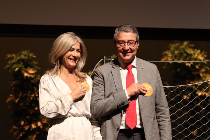 La consejera de Cultura, Patricia del Pozo y el presidente de la Diputación, Francisco Salado
