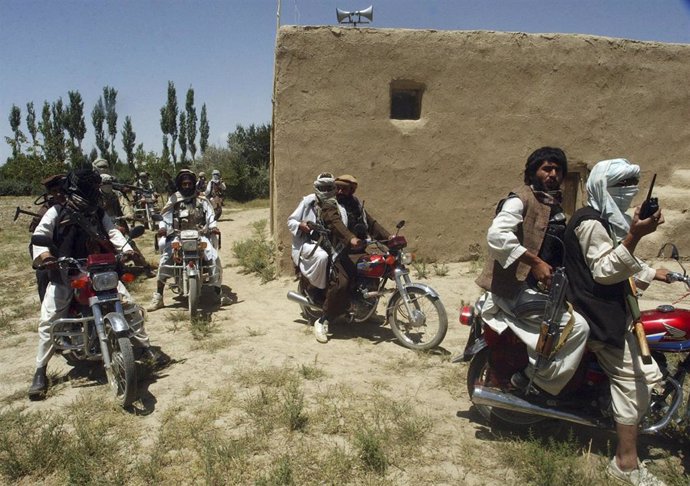Milicianos talibán en Afganistán