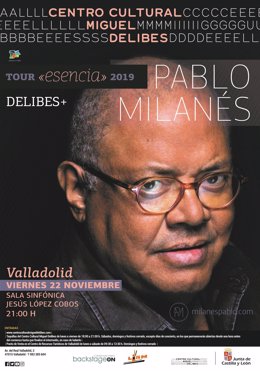Cartel del concierto de Pablo Milanés en el CCMD.