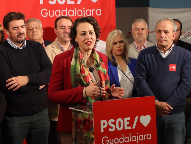 La ministra de Trabajo, Seguridad Social y Migraciones y cabeza de lista al Congreso por el PSOE de Guadalajara, Magdalena Valerio.