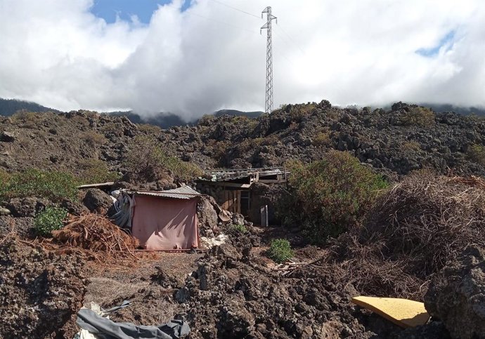 Corral donde fallecieron las ocho cabras