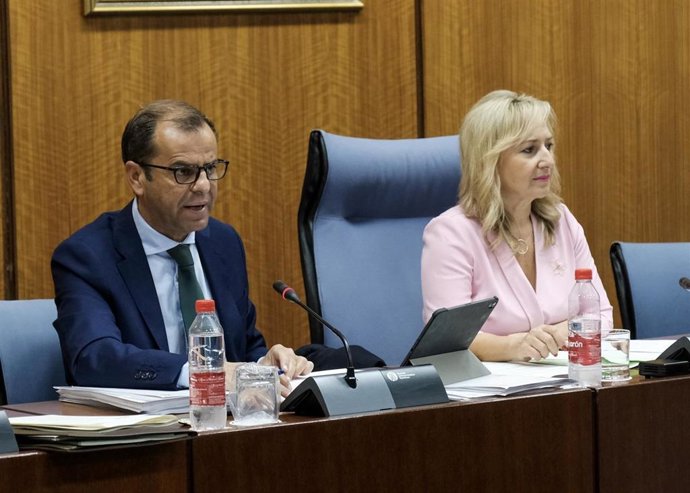 El director general de la RTVA, Juande Mellado, comparece en comisión parlamentaria.