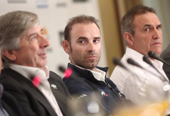 Alejandro Valverde en los Desayunos Deportivos de Europa Press