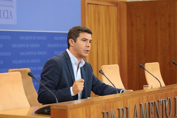 El portavoz parlamentario de Cs en Andalucía, Sergio Romero