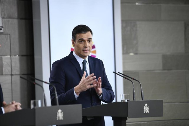 El presidente del Gobierno en funciones, Pedro Sánchez