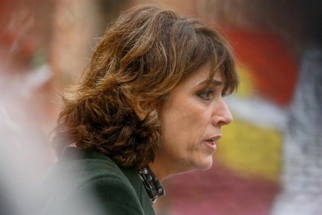 La ministra de Justicia en funciones, Dolores Delgado