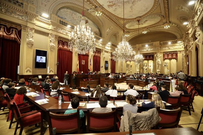 Celebració del VIII Parlament infantil de Balears.