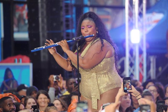 August 23, 2019 - New York, New York, USA: Lizzo performed to an excited NBC Today Show