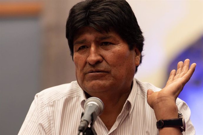 El ex presidente de Bolivia Evo Morales