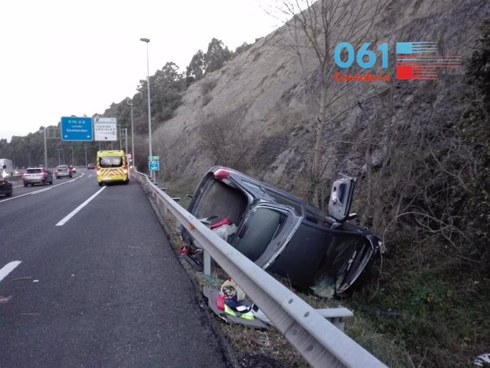 Accidente de tráfico en Cantabria (Imagen de archivo)