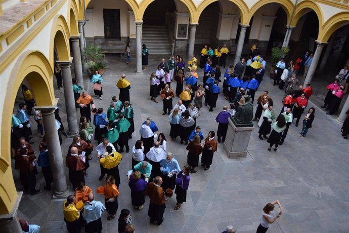 Imagen del acto de apertura del curso académico 2019-2020 en la Universidad de Granada