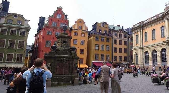 Imagen del centro de Estocolmo