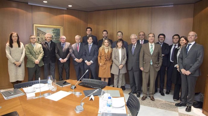 Consejo Consultivo de Liberbank reunido en Oviedo.