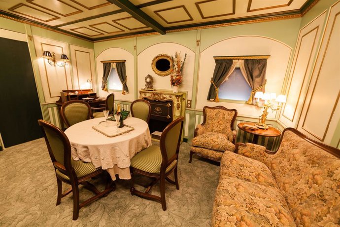 Reproducción real de un camarote de primera clase