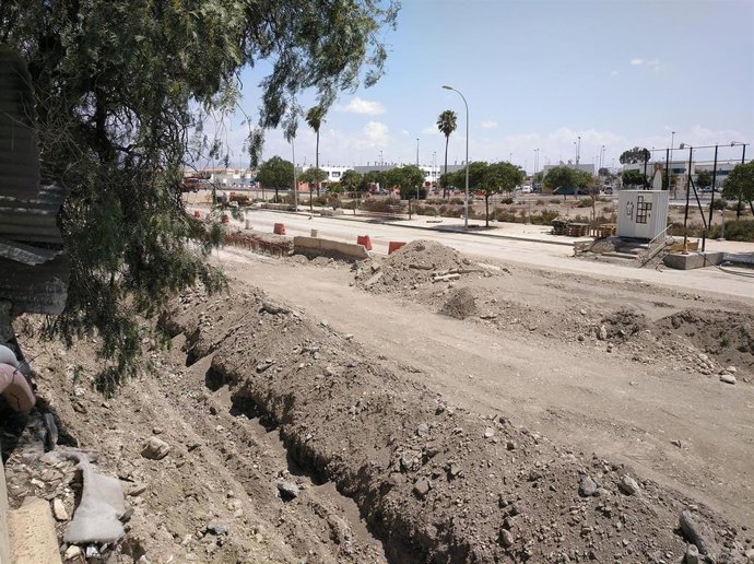 Obras para el soterramiento del paso a nivel de El Puche