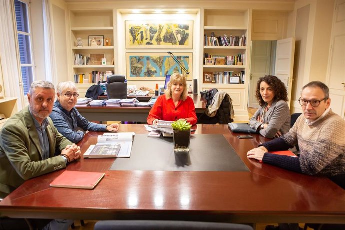 Reunión sobre políticas de memoria entre el Gobierno de Navarra y la Generalitat de Cataluña