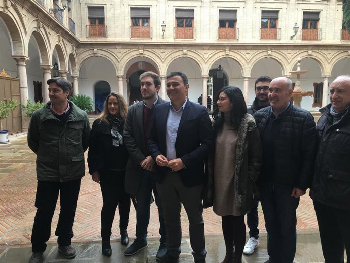 Carlos Hernández White (Cs) en un acto en Antequera