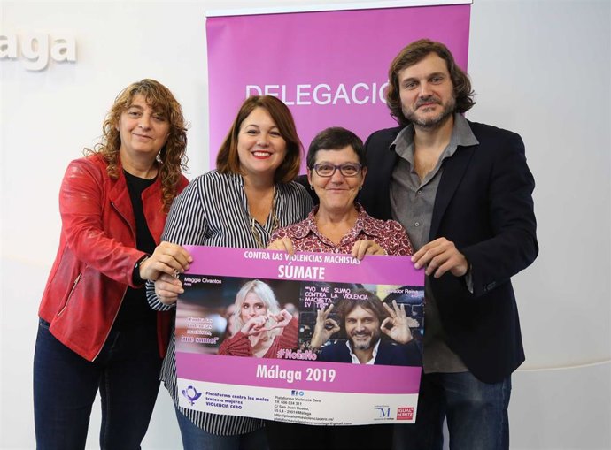 Presentación de la campaña contra la violencia de género de la Plataforma contra los Malos Tratos a Mujeres