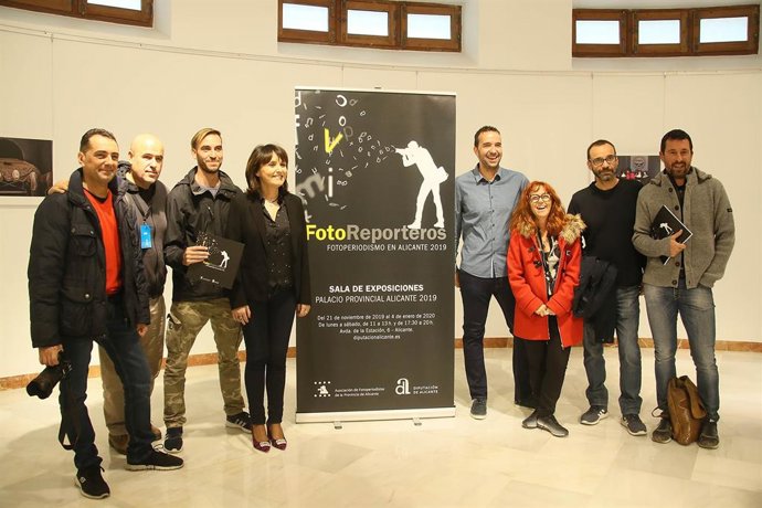 Algunos de los fotógrafos que participan en FotoReporteros 2019.