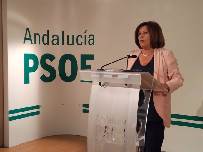 La parlamentaria andaluza del PSOE María José Sánchez Rubio