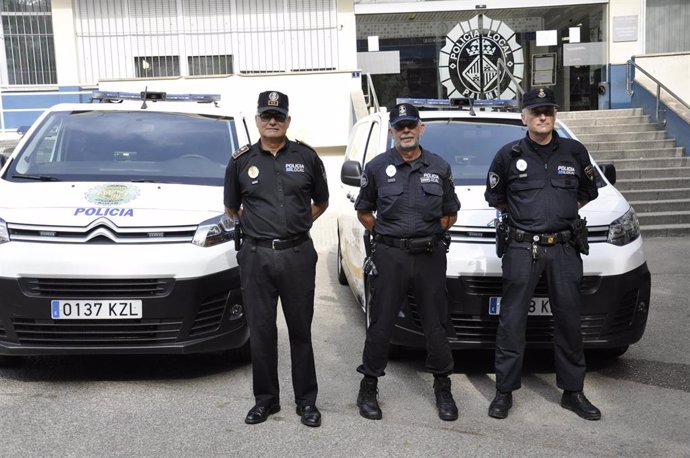 Los dos nuevos furgones de la Unidad de Intervención Inmediata (UII) de la Policía Local de Palma