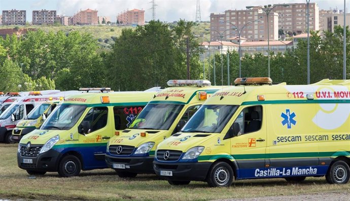 Ambulancias, UVI movil, Sescam, urgencias